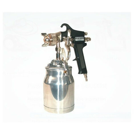 Lacme – Pistolet à peinture Pro 1L – Buse 1,8 mm – Pression 2-5 bar – Consommation 250 L/min – Ergonomique avec gâchette ajustable