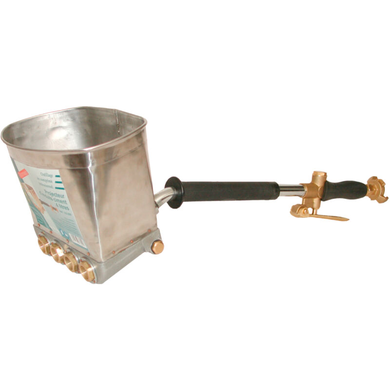 Lacme - Projecteur d'enduit ciment Lacmé godet 4L 40 à 50m²/h avec accessoires