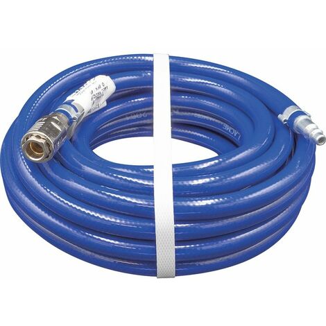Lacme – Tuyau armé PVC 8 x 14 mm – Longueur 8 m – Raccords rapides pour montage facile – Pression 20 bar, température -20 à +60°C