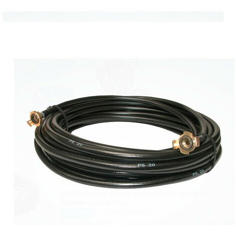 Lacme - Tuyau PVC armé 20m 13x19mm + raccords Express