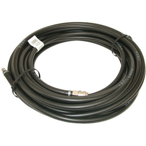 Lacme - Tuyau PVC armé 25m 13x19mm + raccords rapides MAGNUM