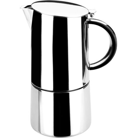 Lacor 62054- Caffettiera Express Moka 4 Tazze Inox 18/10