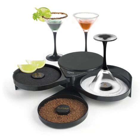 Lacor 62414 62414 - Rivettatore per bicchieri e bicchieri pieghevole con tre vassoi, accessorio per cocktail senza BPA, 20 x 16 x 7,5 cm, ABS