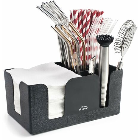 Lacor 62438 ORGANIZADOR para ACCESORIOS COCTEL, 18/8 Stainless Steel, Multicolore