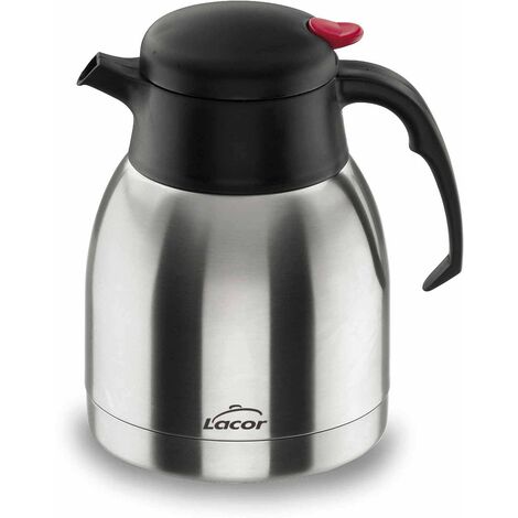 Lacor 62486 Thermos sottovuoto, Acciaio Inossidabile, Argento, 2 l
