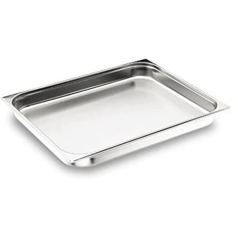 Lacor 66140Z GN - Vaschetta in Acciaio Inox, Dimensioni: 4 x 53 x 32,5 cm (A x L x P)