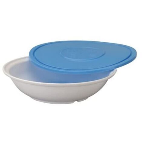 Lacor - 66934 - Piatto Fondo con Coperchio 19 x 5 cm policarbonato