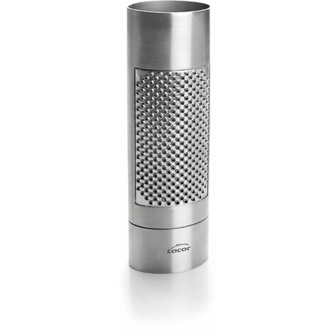 LACOR 67031 - Grattugia per Noce Moscata in Acciaio Inox, colore Grigio, 15 x 4.5 x 3 cm