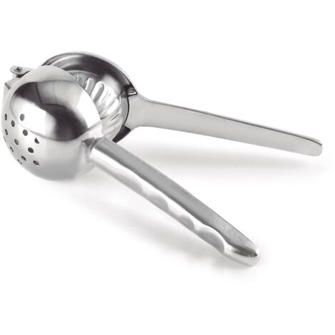 Lacor - 68182 - Spremiagrumi manuale ZITRUS, Acciaio inox 18/10, Spremiagrumi per lime, Limoni e Arance, Manico ergonomico, Lavabile in lavastoviglie