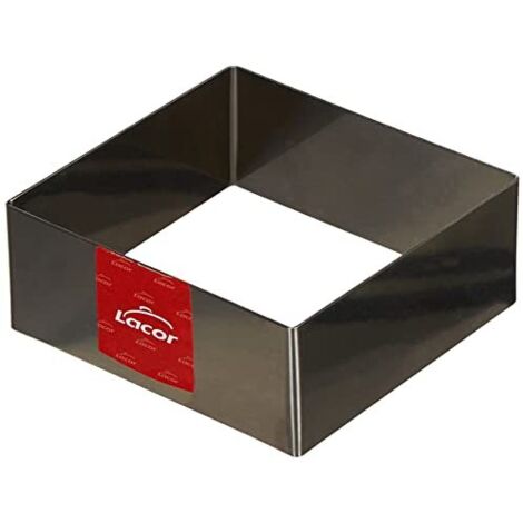 Lacor 68411 Stampo per pasticceria in acciaio INOX, 10 x 10 cm