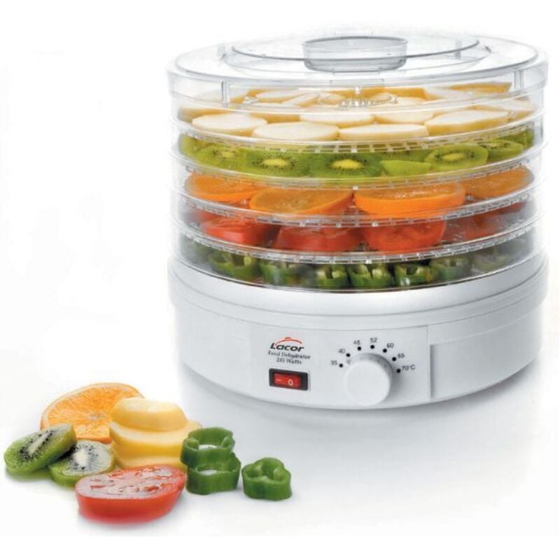 Lacor - Déshydrateur fruits et légumes 5 plateaux 245w 44270