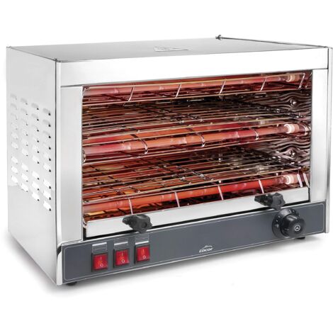 Lacor 69173 doppia griglia con Horizontal/elettrico barbecue 3000