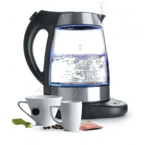 Lacor 69292 Bouilloire électrique en verre 2200W 1,7l