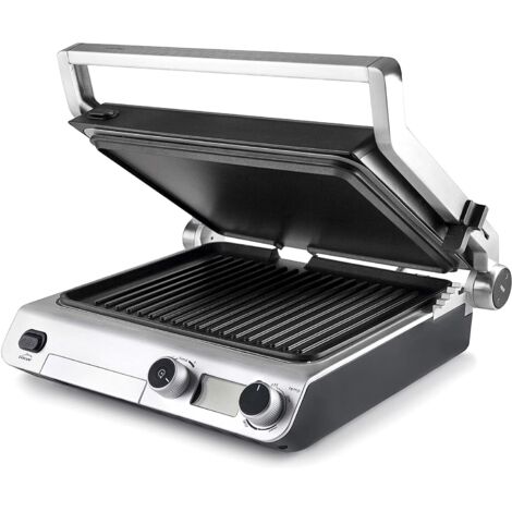 LACOR 69574 - Grille rabattable PRO avec double zone de cuisson