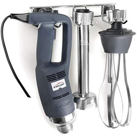 LACOR 69803 Supporto frullatore Brisk, Acciaio Inox 18/10, 28 cm, Grigio