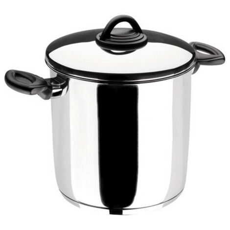 Lacor 85129 cazo de acero inoxidable 13,5 L diseño contemporáneo