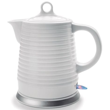 BOUILLOIRE ELECT 1L3 CERAMIQUE BLANC
