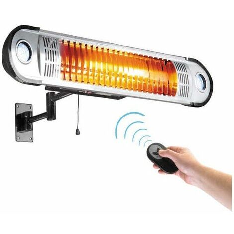 LACOR - CALENTADOR ELÉCTRICO HALÓGENO DE PARED