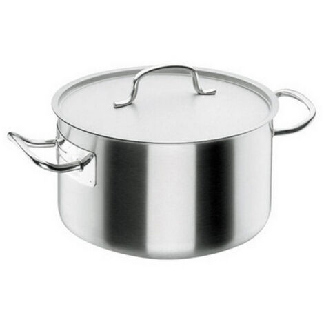 Lacor Chef Inox cacerola plateada 28 cm 10 litros