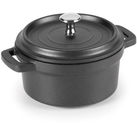 Lacor - Cocotte 10 cm en fonte noir