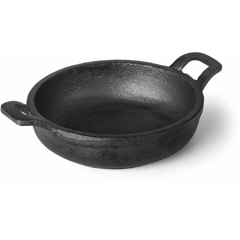 Lacor Magma Casseruola Rotonda in Ghisa, Nero, 12 cm