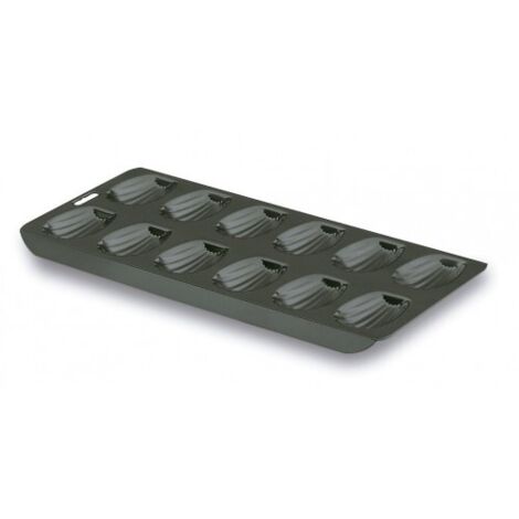 Lacor Molde para magdalenas negro 40 x 20 cm aluminio