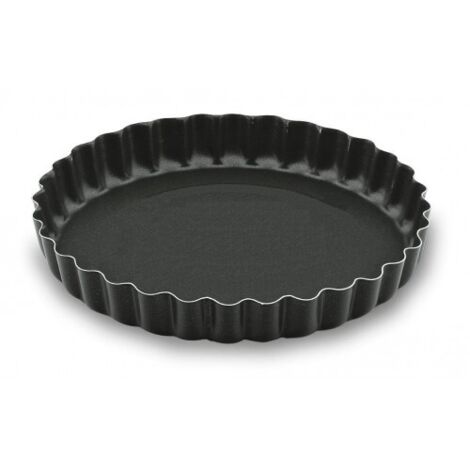 Lacor Moldes para tarta negro 24 cm aluminio antiadherente