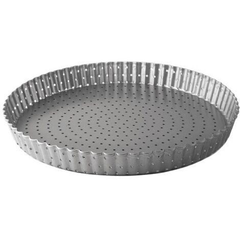 Lacor Moule à tarte perforée 24 cm argent