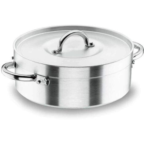 Lacor, Pentola Per Arrosti Con Coperchio, 45 Cm, Argento