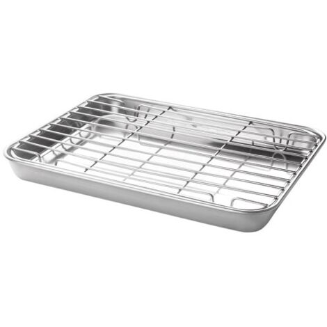 LACOR - PLAT A FOUR AVEC GRILLE 26,5X20,5X2,5CM