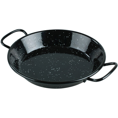 Lacor - Plat pour paëlla 10 cm en acier émaille