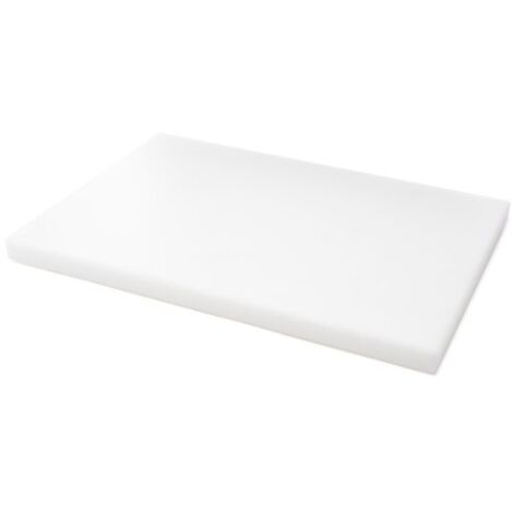 LACOR Tagliere polietilene HD 60x40x3 cm, Acciaio Inossidabile, Bianco, 60x40x3cm