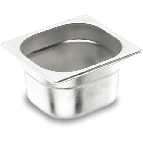 LACOR Vaschetta 1/6 in Acciaio Inox, 176 x 162 x 100 cm