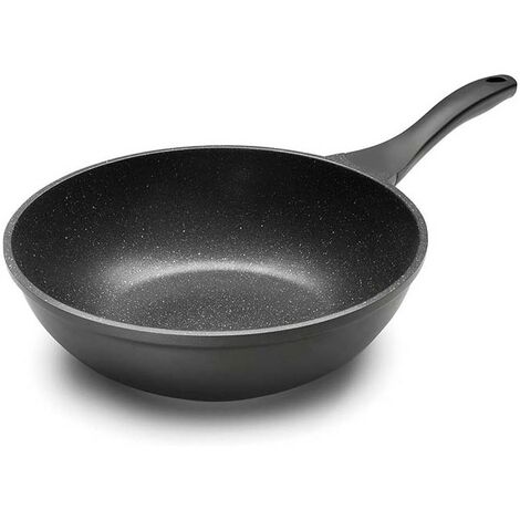 LACOR Wok Eco Piedra Aluminium 28 cm - Schwarz