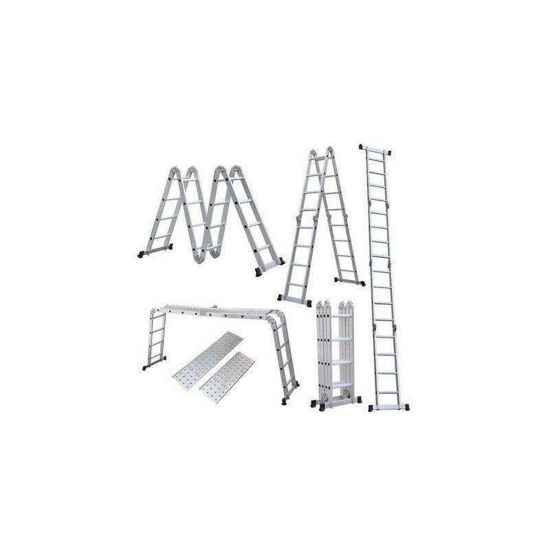 

Ladder Alu 4x3 3.7m Puente universal + placa