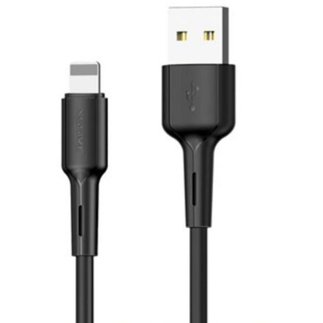 Lade- und Datenkabel USB zu iOS Geräte 30cm 2.4A Output