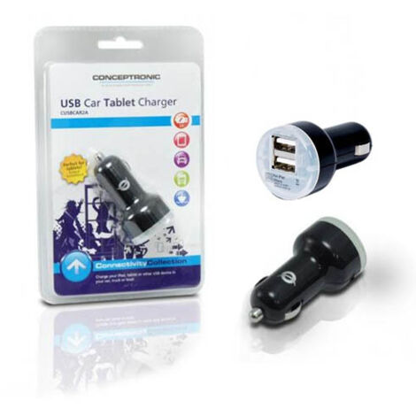 Ladegerät conceptronic 5v 2xusb für Auto 12/24v c05-219