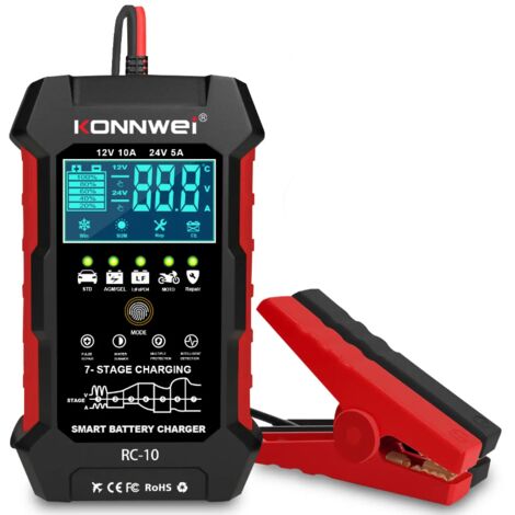 Ladegerät für alle Akkutypen KONNWEI RC10
