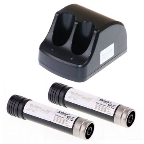 Ladegerät für Black & Decker VersaPak VP100 inkl. 2 Akku 2100mAh