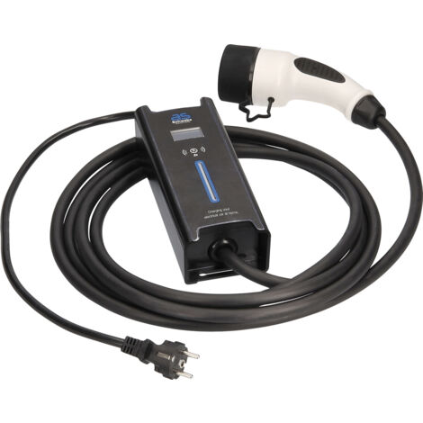 Ladegerät Schuko Stecker auf Typ 2 Wallbox Elektroauto 3 kW 5 m 16 A 1-phasig