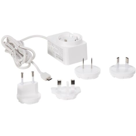 Ladegerät universal mit Micro-USB-Anschluss - 5 vdc - 2,5 a mit 4 Reisebuchsen