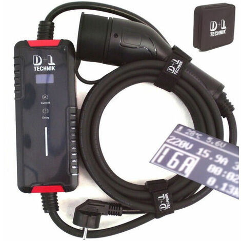 Ladegerät Wallbox Ladekabel 5m Typ2 mobil Ladestation ElektroPKW Ladegerät 55861