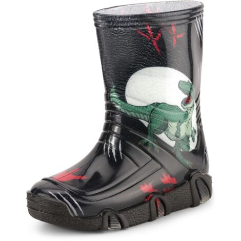 Ladeheid Bottes de Pluie Chaussure Enfant Fille Garçon SwkBW2021 (Modèle-46, 23/24 EU)