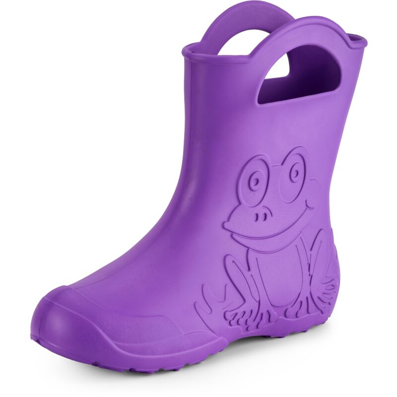 Ladeheid Bottes de Pluie en EVA pour Femme Bottes en Caoutchouc Resistantes à l'eau Bottines Imperméables Wellies Chaussures de Sécurité Femme