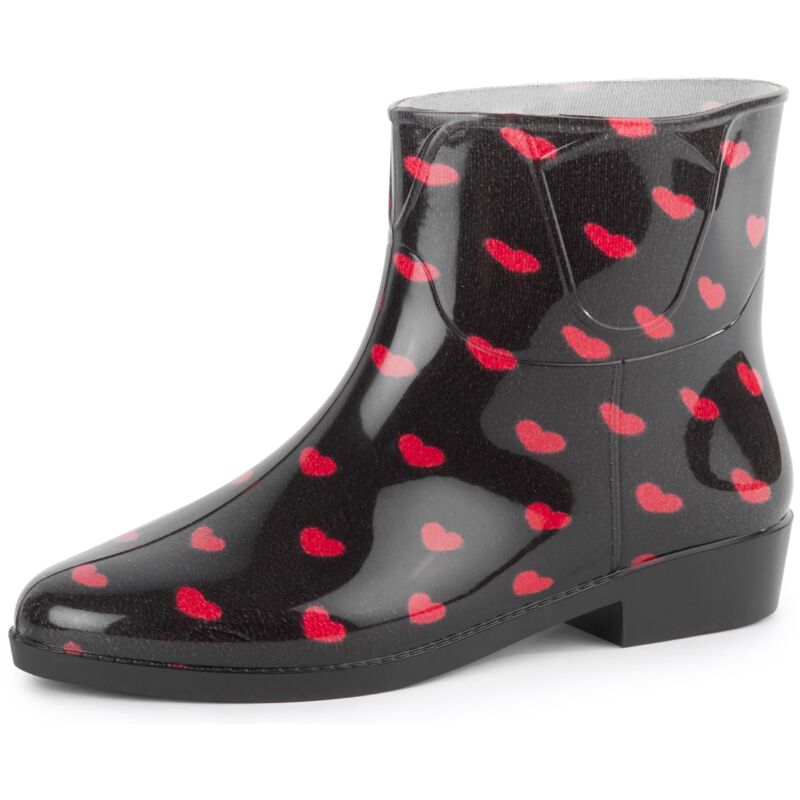 Ladeheid Bottines Bottes de Pluie Chaussure Femme LAZT201802 (Motif-13, 37 EU)