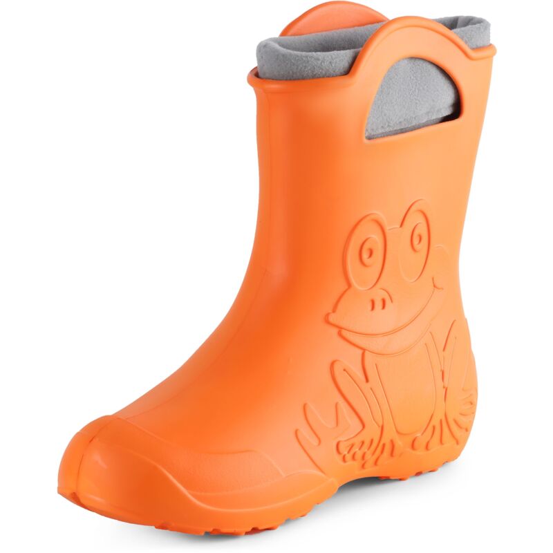 Ladeheid Damen Federleichte Eva Gummistiefel Winter Regenschuhe Gefüttert La-ca-12 (orange (151c), 38/39 Eu)
