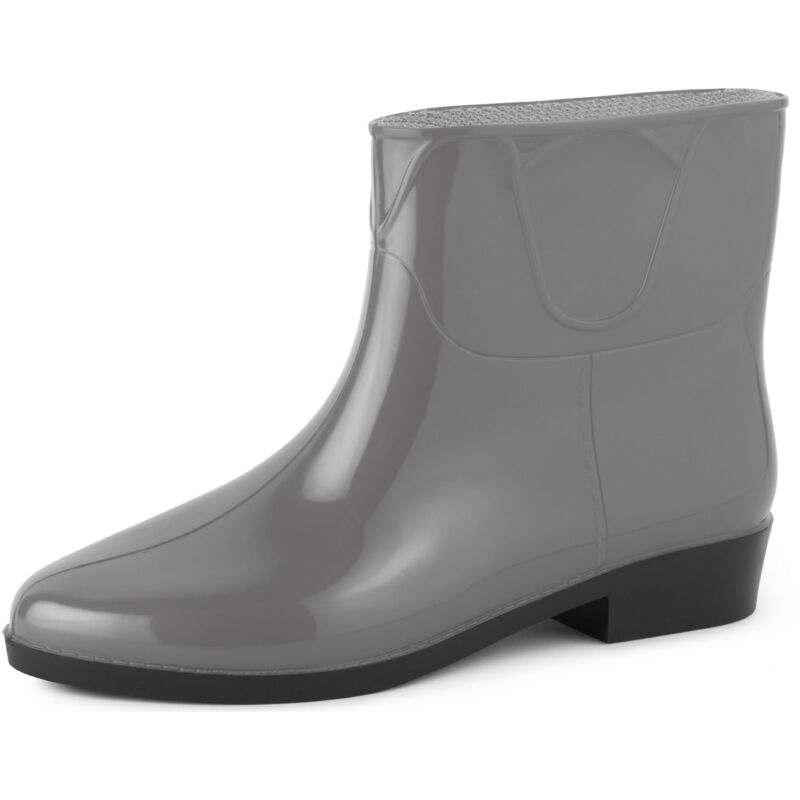 Ladeheid Damen Kurze Gummistiefel Lazt201801 (grau, 38 Eu)