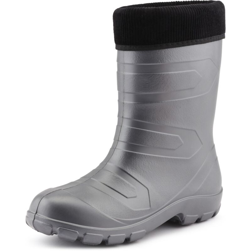 Ladeheid Damen Thermo Eva Gummistiefel Federleicht Lalmg879(silber/schwarz, 37 Eu)