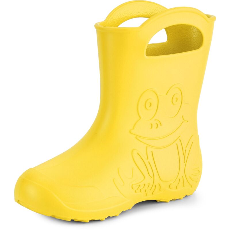 Ladeheid Eva Gummistiefel Damen Federleichte Wasserdichte Damenschuhe Regenschuhe La-ca-09 (gelb, 38/39 Eu)