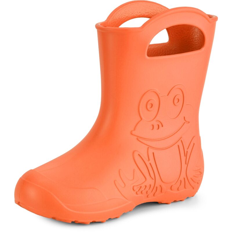 Ladeheid Eva Gummistiefel Damen Federleichte Wasserdichte Damenschuhe Regenschuhe La-ca-09 (orange (151c), 36/37 Eu)
